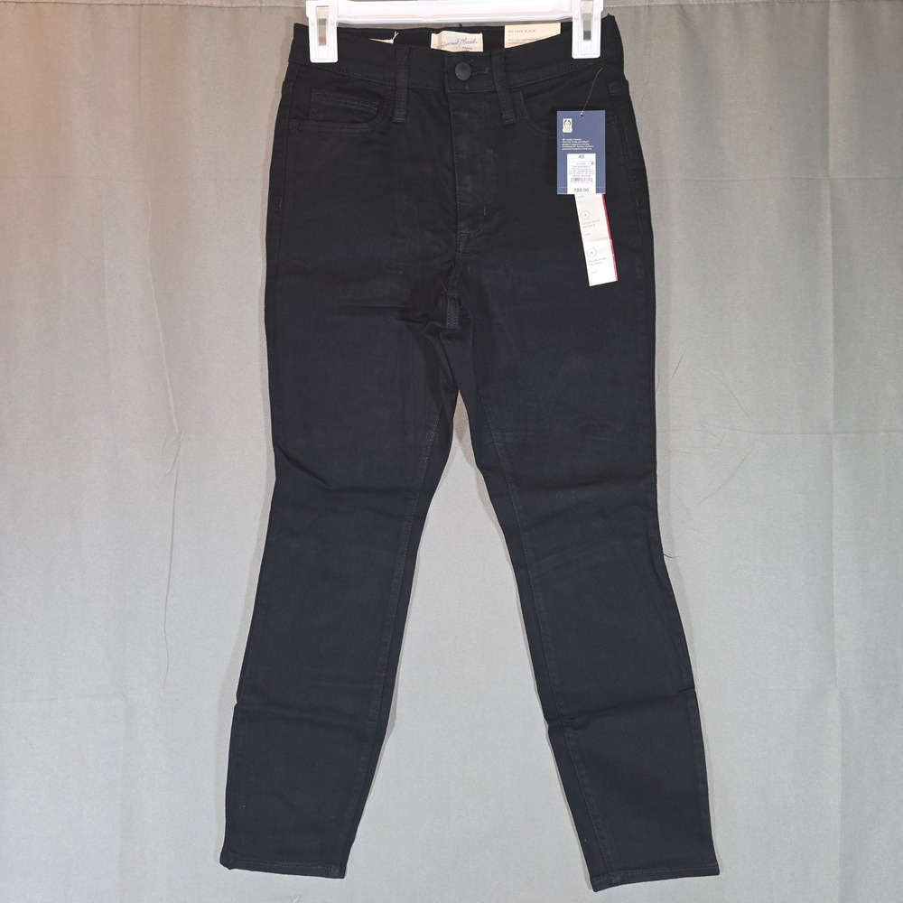 Universal Thread Womens High-Rise Skinny Jeans No-Fade Black 4S Short W9GYL2 NWT